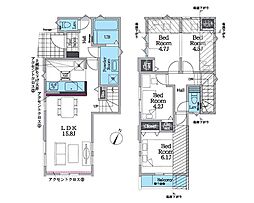 八王子市廿里町1期　新築戸建　全1棟　1号棟