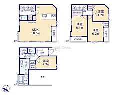 横浜市港南区日野中央2丁目　新築戸建　全3棟　C号棟