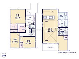 藤沢市本藤沢2丁目3期 新築戸建 全3棟 1号棟