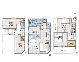 大和市林間2丁目 新築戸建 全3棟 3号棟