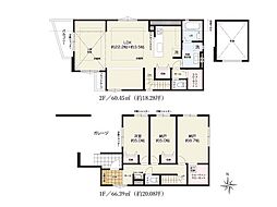 八王子市上野町3期 新築戸建 全2棟 2号棟