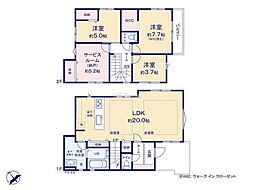 多摩市一ノ宮2丁目5期 新築戸建 全3棟 2号棟