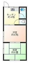 内外学生宿泊文化会館 12号 ｜ 千葉県船橋市三山３丁目28-3（賃貸アパート2K・2階・29.11㎡） その2