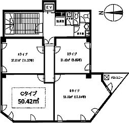 大阪福島サウスビルの間取図画像