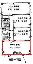 DOビル新町の間取図画像