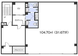 土佐堀トキワビルの間取図画像