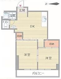 レスポワール北堀江の間取図画像