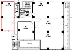 西天満第11松屋ビルの間取図画像