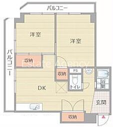 レスポワール北堀江の間取図画像