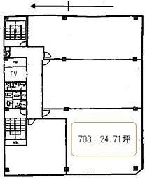 ノース四ツ橋ビルの間取図画像