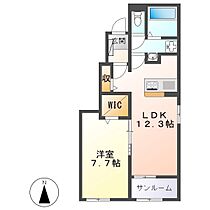 ヴィラ　クラール 101 ｜ 岐阜県中津川市中津川（賃貸アパート1LDK・1階・50.14㎡） その2