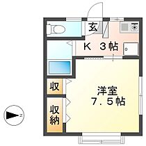 ハイツ木曽路　A  ｜ 岐阜県中津川市中津川（賃貸アパート1K・1階・24.84㎡） その2