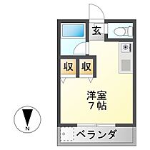 ハイツ木曽路  ｜ 岐阜県中津川市中津川（賃貸マンション1R・2階・17.82㎡） その2