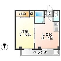 ハイツ木曽路  ｜ 岐阜県中津川市中津川（賃貸マンション1LDK・2階・28.35㎡） その2