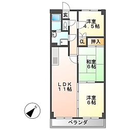間取図画像 3LDK
