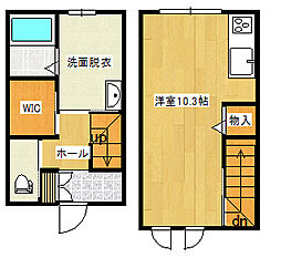 SQUARETATSUMI ワンルームの間取図画像