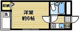 HOUSEOJI 1Kの間取図画像