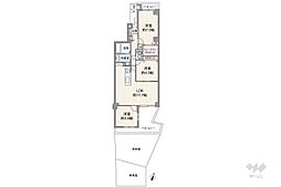 セレッソコート御影山手 3LDKの間取図画像