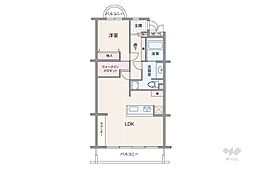 東灘本庄町アーバンコンフォート 1LDKの間取図画像