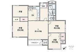 グレイス六甲 4LDKの間取図画像