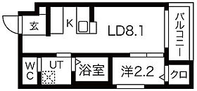 エヌエムキャトフヴァンドゥーズ  ｜ 大阪府柏原市清州２丁目（賃貸マンション1DK・4階・26.10㎡） その2