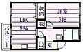 サンライズイナヤマB棟3階3.8万円