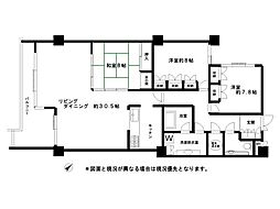 マンションC棟 3LDKの間取図画像