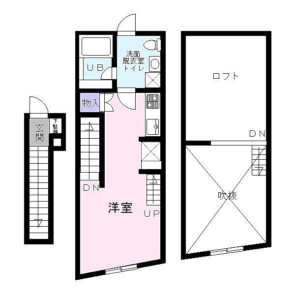東京都新宿区筑土八幡町(賃貸アパート1R・2階・26.61㎡)の写真 その2
