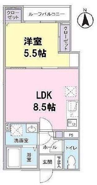 ＥＴＯＲＥＩＭＩ 202｜東京都足立区六町2丁目(賃貸アパート1LDK・2階・35.40㎡)の写真 その2