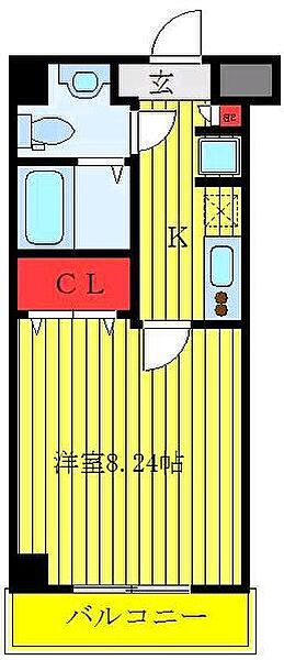 ユリカロゼAZEST川口 211｜埼玉県川口市飯塚3丁目(賃貸マンション1K・2階・25.26㎡)の写真 その2