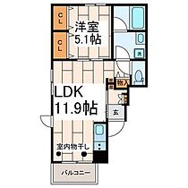 Ｄｅａｒ　ｃｏｕｒｔ　Ａｋａｂａｎｅ 401 ｜ 東京都北区赤羽西1丁目（賃貸マンション1LDK・4階・41.37㎡） その2