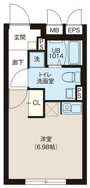 東京都新宿区早稲田鶴巻町(賃貸マンション1K・2階・20.04㎡)の写真 その2