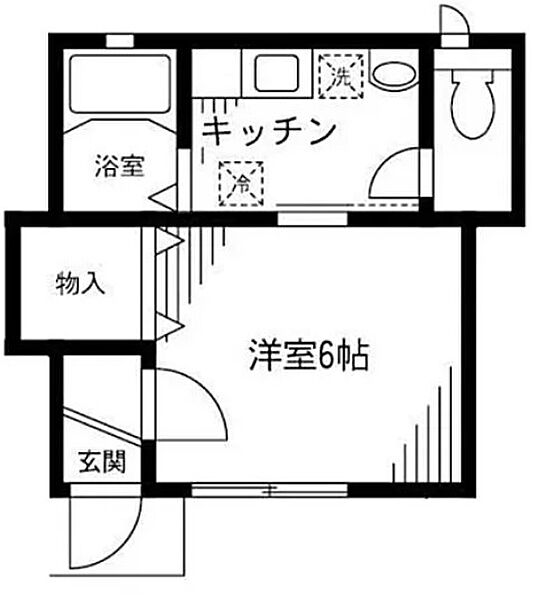 グレイスヴィラ 102｜東京都北区上中里1丁目(賃貸アパート1K・1階・22.80㎡)の写真 その2