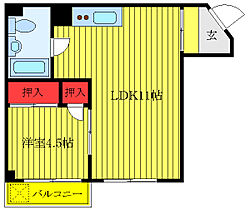 東京都北区豊島1丁目（賃貸マンション1DK・4階・31.50㎡） その2