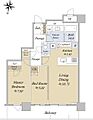 パークタワー西新宿38階44.5万円