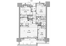 グランフォーレ南福岡 2SLDKの間取図画像