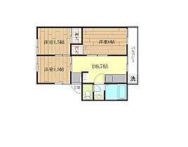 サンキュー春日 101 ｜ 徳島県徳島市春日3丁目1-27（賃貸マンション3DK・1階・52.48㎡） その2