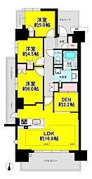 間取図画像 3SLDK