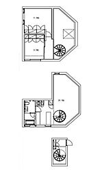 JR山手線 恵比寿駅 徒歩13分の賃貸マンション 4階2LDKの間取り