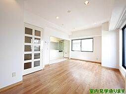 都営大江戸線 牛込柳町駅 徒歩2分の賃貸マンション 7階1LDKのリビング/ダイニング