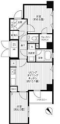 COSMOSREIDShinjukuYochomachi 1LDKの間取図画像