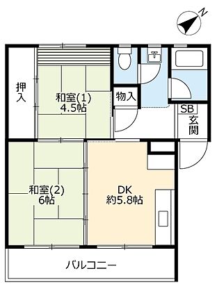 ＵＲ都市機構東豊中第二団地１３７号棟_間取り_0