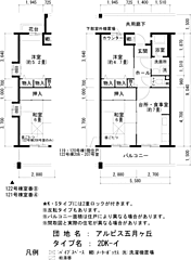 物件の間取り