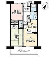 物件の間取り