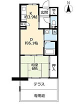 URアルビス緑丘  ｜ 大阪府池田市緑丘2丁目（賃貸マンション1DK・1階・43.33㎡） その2