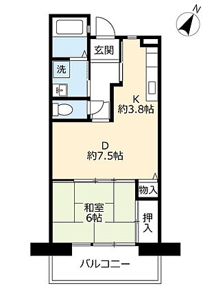 ＵＲ都市機構アーベイン東三国２０号棟_間取り_0