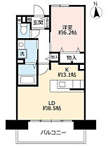 URサンヴァリエあべの阪南  ｜ 大阪府大阪市阿倍野区王子町4丁目（賃貸マンション1LDK・2階・49.71㎡） その2