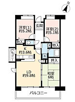 UR津田北町  ｜ 大阪府貝塚市津田北町（賃貸マンション3LDK・6階・70.73㎡） その2