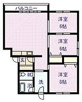 グランデI 202 ｜ 北海道旭川市九条通15丁目（賃貸マンション3LDK・2階・81.49㎡） その2