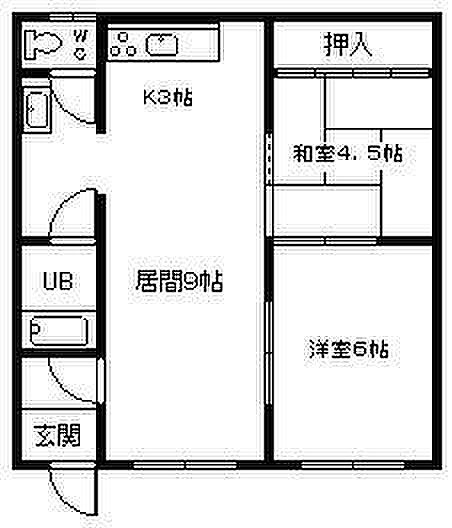 イースト9-22 202｜北海道旭川市九条通22丁目(賃貸アパート2LDK・2階・48.60㎡)の写真 その2